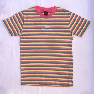 OFWGKTA Odd Future Striped Embroidered T-Shirt S